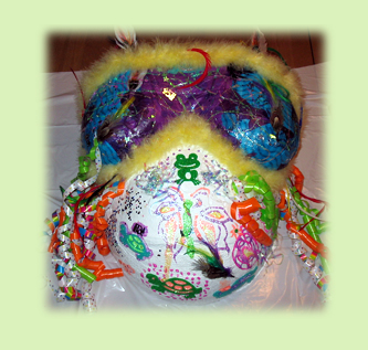 Decorated Belly Cast